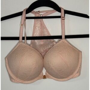 Victoria's‎ Secret Bombshell Push Up Lace Bra 32D Pink Girly Fast Shipping